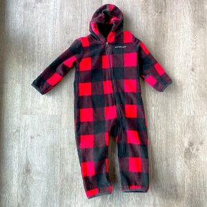 Columbia Infant Snowtop II Bunting - Mountain Red Check - Size: 18-24m